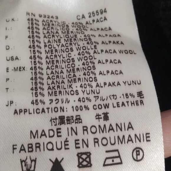 Diesel Superior females wool blend  cardigan-Alpaca/Merino - Picture 6 of 8